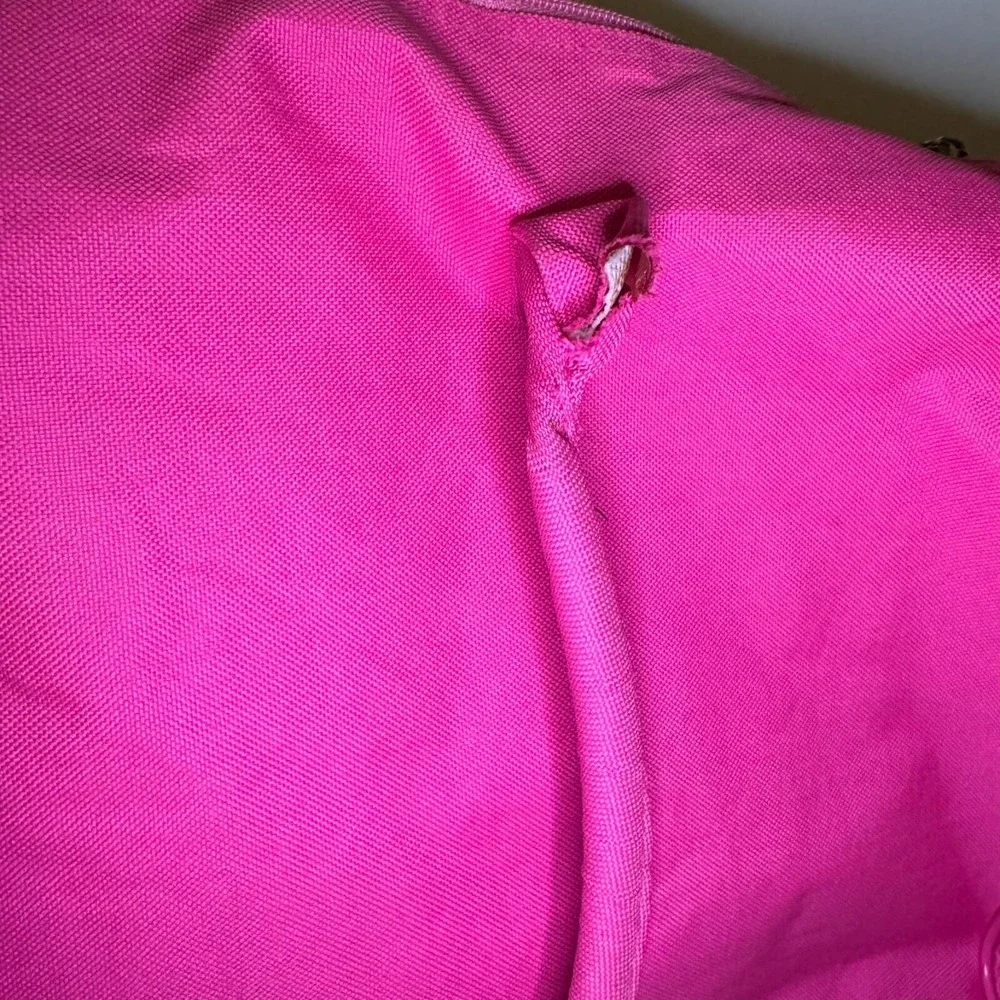 Vintage 2009 Hello‎ Kitty Sanrio Duffle Bag Weekender Over Night Pink Stripes